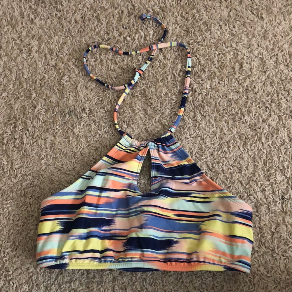 Roxy Multi-Colored Bikini Top